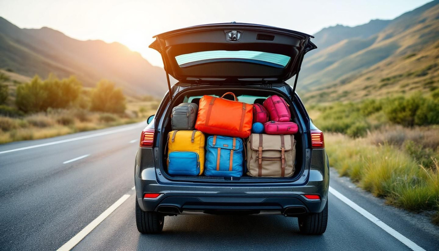 Comment optimiser l'espace de coffre pour les longs trajets ?